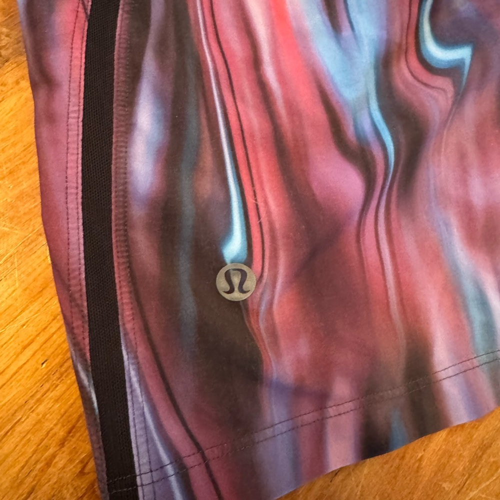 Lululemon Black and Gray Waistband Shorts